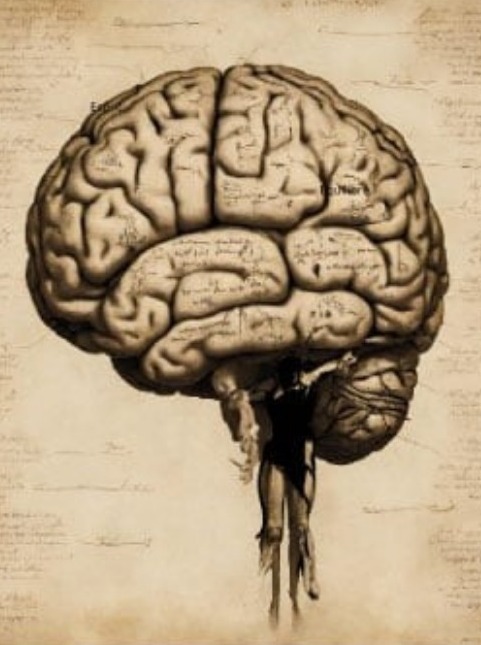 Cerveau stylisé, symbole du mieux-être au travail : santé physique, santé mentale, équilibre vie pro et perso